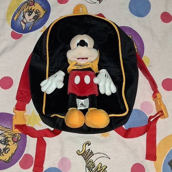Disney Parks Mickey Mouse Plush Backpack